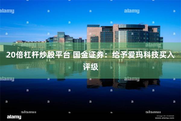 20倍杠杆炒股平台 国金证券：给予爱玛科技买入评级