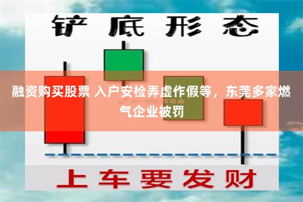 融资购买股票 入户安检弄虚作假等，东莞多家燃气企业被罚
