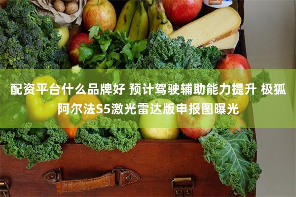 配资平台什么品牌好 预计驾驶辅助能力提升 极狐阿尔法S5激光雷达版申报图曝光