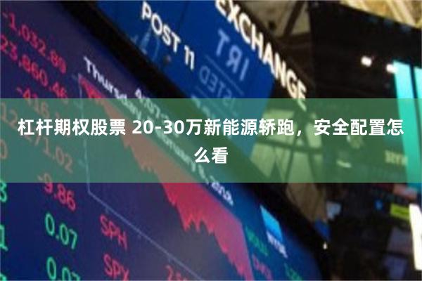 杠杆期权股票 20-30万新能源轿跑，安全配置怎么看