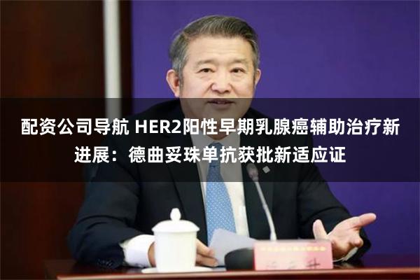 配资公司导航 HER2阳性早期乳腺癌辅助治疗新进展：德曲妥珠单抗获批新适应证
